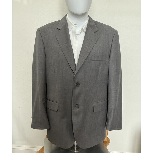 Kenny EL Men’s 48R Gray Sport Coat Wool Blend Jacket - Picture 1 of 11